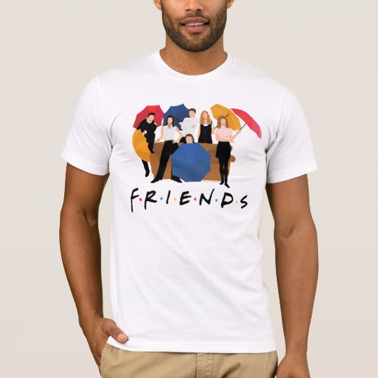 FRIENDS™ Karakter Silhouet T-shirt (Voorkant)