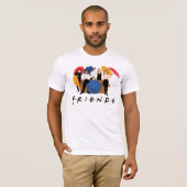 FRIENDS™ Karakter Silhouet T-shirt (Voorkant volledig)