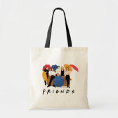 FRIENDS™ Karakter Silhouet Tote Bag (Voorkant)