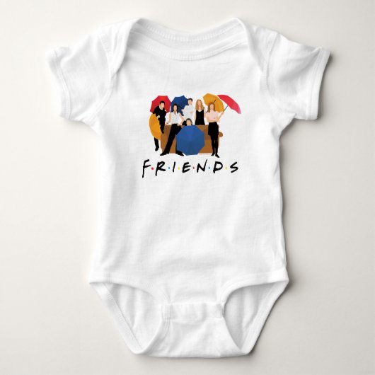FRIENDS™ Karakter Silhouette T-Shirt (Voorkant)