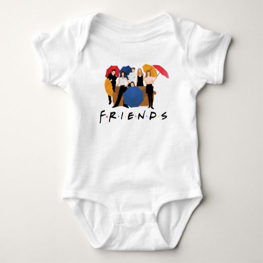 FRIENDS™ Karakter Silhouette T-Shirt (Voorkant)