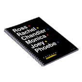 FRIENDS™ | Karakternamen Notitieboek (Rechterzijde)