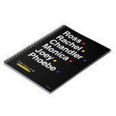 FRIENDS™ | Karakternamen Notitieboek (Linkerzijde)