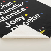 FRIENDS™ | Karakternamen Sherpa Deken (3/4)