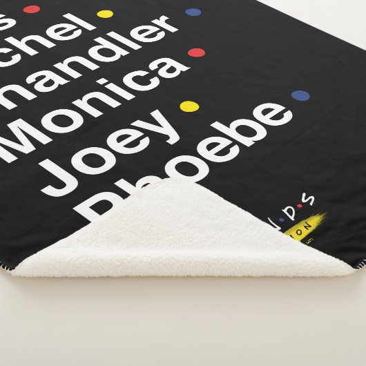FRIENDS™ | Karakternamen Sherpa Deken (3/4)