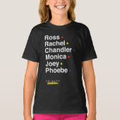 FRIENDS™ | Karakternamen T-shirt (Voorkant)