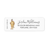 FRIENDS™ | Kerst Armadillo Etiket (Voorkant)