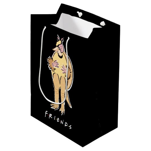 FRIENDS™ | Kerst Armadillo Medium Cadeauzakje (Voorkant Gekanteld)