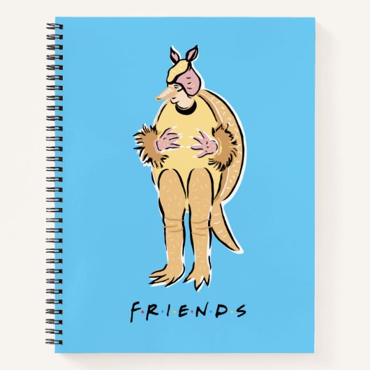 FRIENDS™ | Kerst Armadillo Notitieboek (Voorkant)