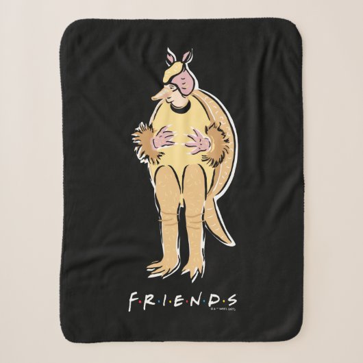 FRIENDS™ | Kerst Armadillo Sherpa Deken (Voorkant)