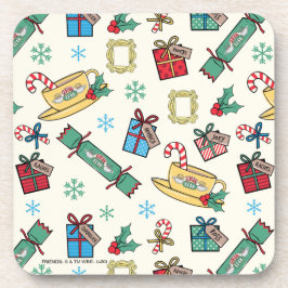FRIENDS™ | Kerst Icon Patroon Bier Onderzetter