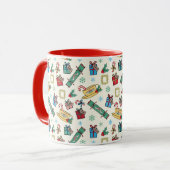 FRIENDS™ | Kerst Icon Patroon Mok (Voorkant links)