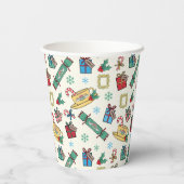 FRIENDS™ | Kerstpictogram Papieren Bekers (Achterkant)