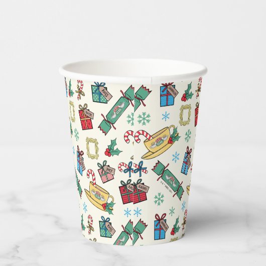 FRIENDS™ | Kerstpictogram Papieren Bekers (Rechts)