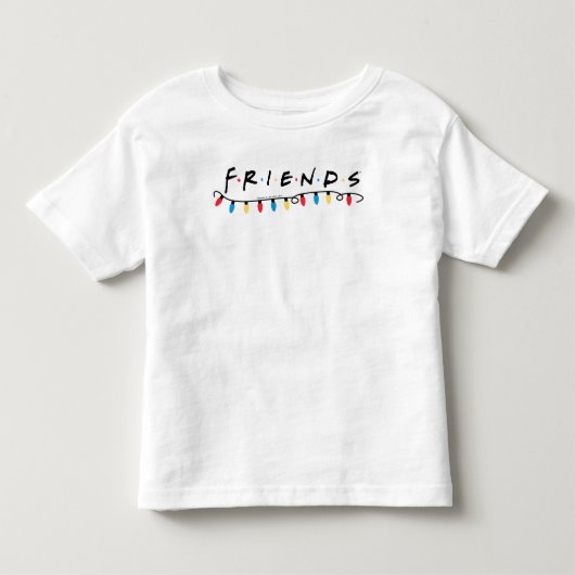 FRIENDS™ | Kerstverlichting Logo Kinder Shirts (Voorkant)