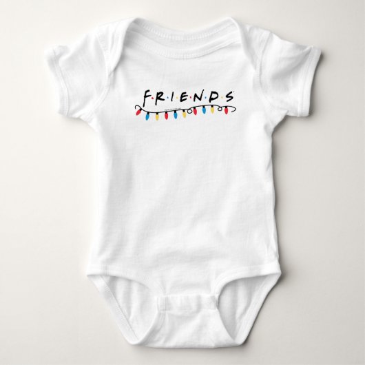 FRIENDS™ | Kerstverlichting Logo Romper (Voorkant)