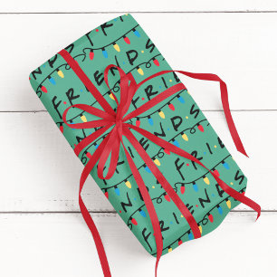 FRIENDS™ Kerstverlichtingslogo Cadeaupapier