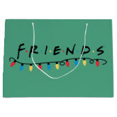 FRIENDS™ | Kerstverlichtingslogo Groot Cadeauzakje (Voorkant)