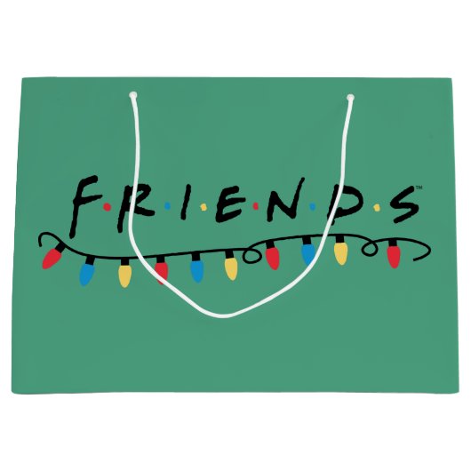 FRIENDS™ | Kerstverlichtingslogo Groot Cadeauzakje (Voorkant)