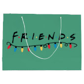 FRIENDS™ | Kerstverlichtingslogo Groot Cadeauzakje (Achterkant)