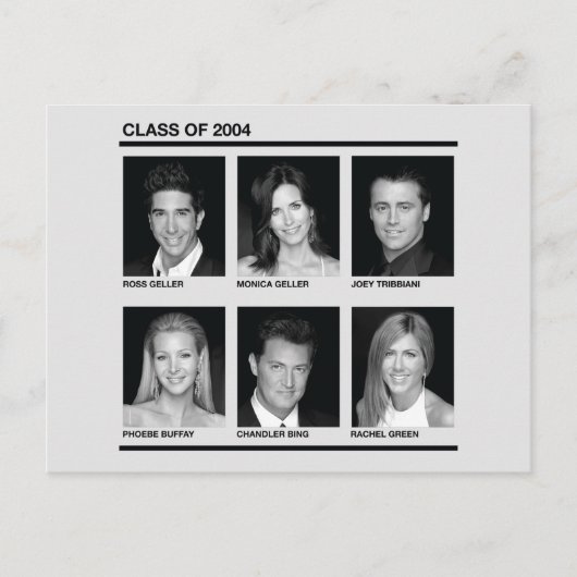 FRIENDS™ | Klas van 2004 Uitnodiging Briefkaart (Voorkant)