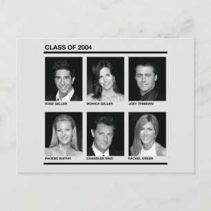 FRIENDS™   Klasse 2004 Uitnodiging Briefkaart