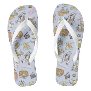 FRIENDS™ Kleurrijk Cartoon Patroon Teenslippers