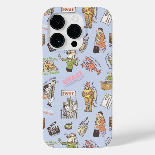 FRIENDS™ Kleurrijk Cartoonpatroon Case-Mate iPhone Case (Achterkant)