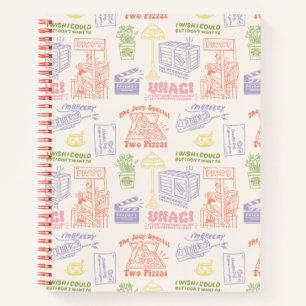 FRIENDS™ Kleurrijke Citaten Patroon Notitieboek