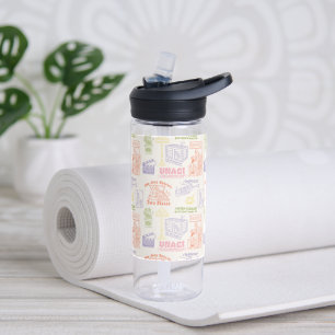 FRIENDS™ Kleurrijke Citaten Patroon Waterfles
