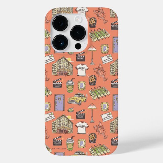 FRIENDS™ Kleurrijke Iconen Patroon Case-Mate iPhone Case (Achterkant)
