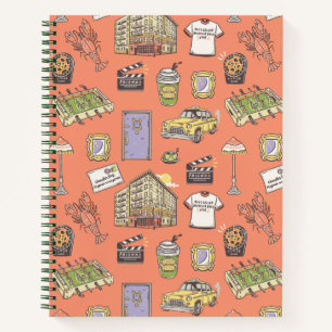 FRIENDS™ Kleurrijke Iconen Patroon Notitieboek