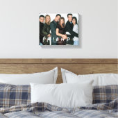 FRIENDS™ | Knuffelende koppels Canvas Afdruk (Insitu (Slaapkamer))