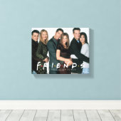 FRIENDS™ | Knuffelende koppels Canvas Afdruk (Insitu (Houten vloer))