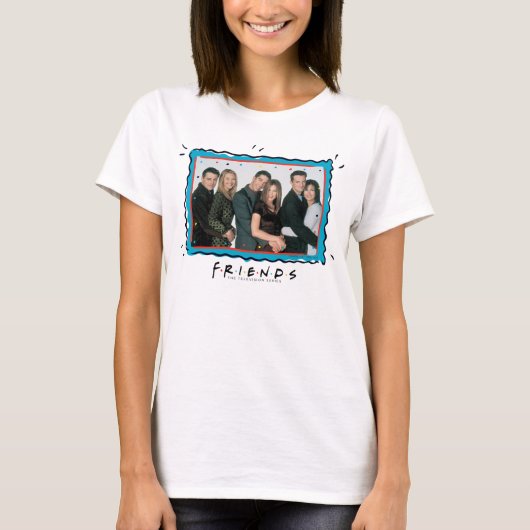 FRIENDS™ | Knuffelende koppels T-shirt (Voorkant)