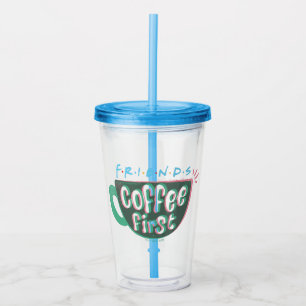 FRIENDS™ Koffie eerst Acryl Drinkbeker
