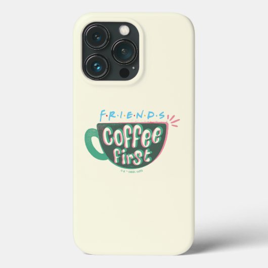 FRIENDS™ | Koffie eerst Case-Mate iPhone Case (Achterkant)