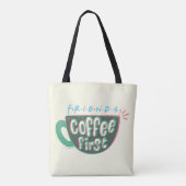 FRIENDS™ | Koffie eerst Tote Bag (Achterkant)