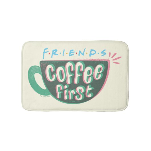 FRIENDS™ | Koffie eerste Badmat (Voorkant)