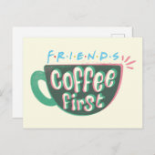 FRIENDS™ | Koffie eerste Briefkaart (Voorkant / Achterkant)