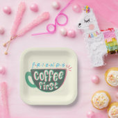 FRIENDS™ | Koffie eerste Papieren Bordje (Feest)