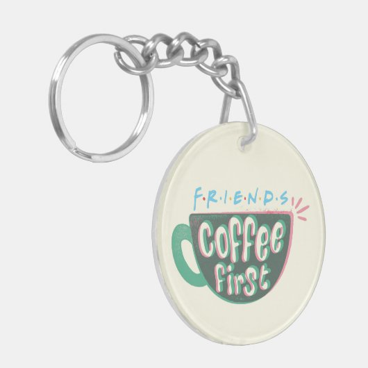 FRIENDS™ | Koffie eerste Sleutelhanger (Voorkant Links)