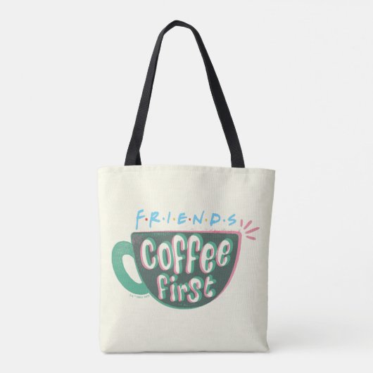 FRIENDS™ | Koffie eerste Tote Bag (Achterkant)