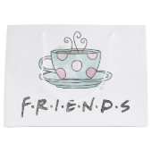 FRIENDS™ | Koffie-Mok Waterverf Groot Cadeauzakje (Voorkant)
