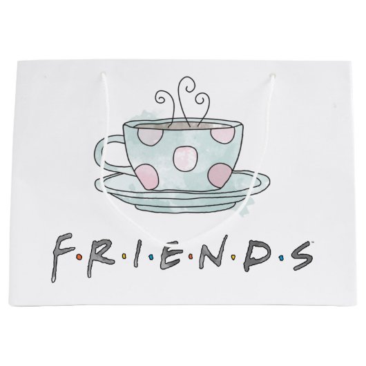 FRIENDS™ | Koffie-Mok Waterverf Groot Cadeauzakje (Voorkant)