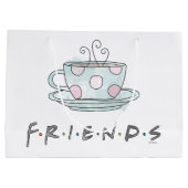 FRIENDS™ | Koffie-Mok Waterverf Groot Cadeauzakje (Achterkant)