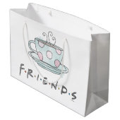 FRIENDS™ | Koffie-Mok Waterverf Groot Cadeauzakje (Achterkant Gekanteld)