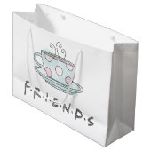 FRIENDS™ | Koffie-Mok Waterverf Groot Cadeauzakje (Voorkant Gekanteld)