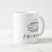FRIENDS™ | Koffie-Mok Waterverf Grote Koffiekop (Voorkant rechts)