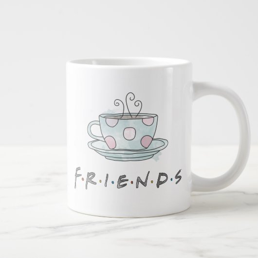 FRIENDS™ | Koffie-Mok Waterverf Grote Koffiekop (Rechts)